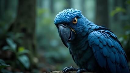 Fototapeta premium blue macaw