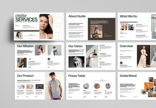 Creative Services Guide Presentation Template