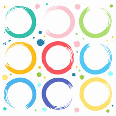 Neon circle shape
3