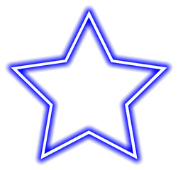 star icon on blue button