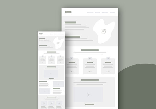 Wireframe Template Layout