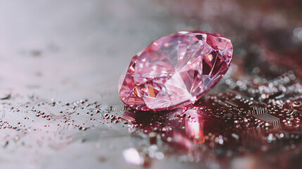 Luxury Pink Diamond Sparkle