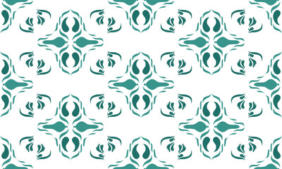 The unique dark green pattern is designed with creativity 