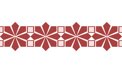  dark pink 8-pointed flower 