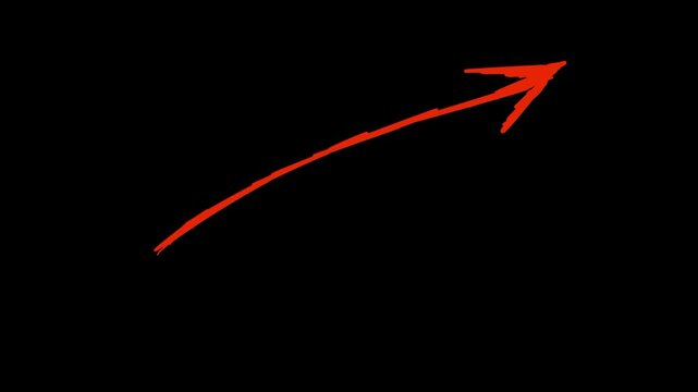 Easy to use hand drawn arrow icon 