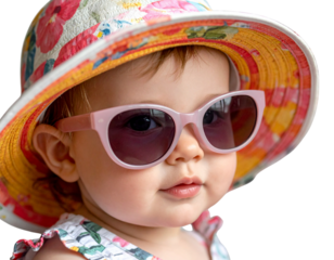 little girl wearing a hat