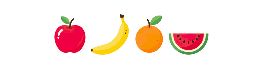 Assortment of colorful fruits