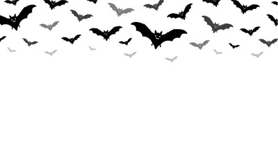bats smiling border frame background