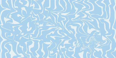 Abstract background seamless pattern with colorful waves. Trendy vector illustration in retro psychedelic style