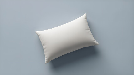 Elegant soft white pillow for premium comfort and restful sleep, ready for your design mockups