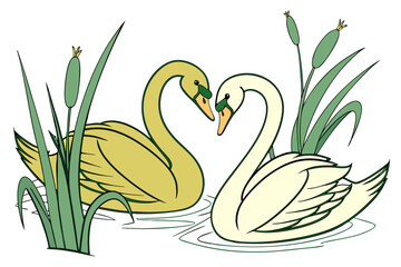 vector illustration of a plant