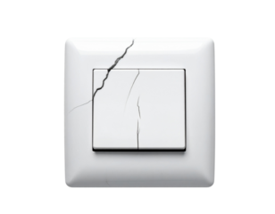 Cracked Wall Switch Transparent PNG
