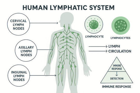 Human Lymphatic System Diagram