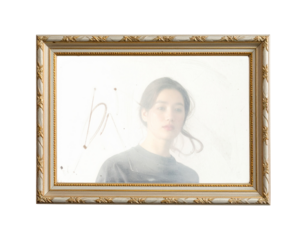 Decorative Wall Mirror with Smudges Transparent PNG