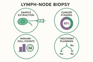 Lymph-Node Biopsy Process: Sample Extraction, Cancer Staging, Treatment Planning