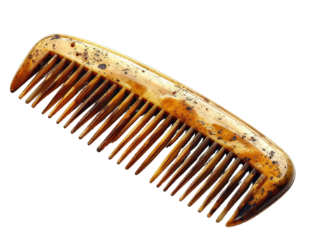 Hair Comb with Broken Teeth Transparent PNG