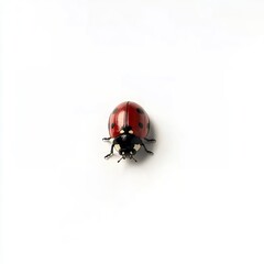 Photo of ladybird Isolated on white background