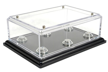 Display case object, isolated on transparent background