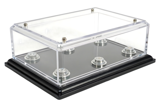 Display case object, isolated on transparent background