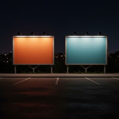 Nightfall Hues: Vacant Screens