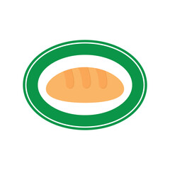 Bakery house logo template. Modern logo for bakery shop or store