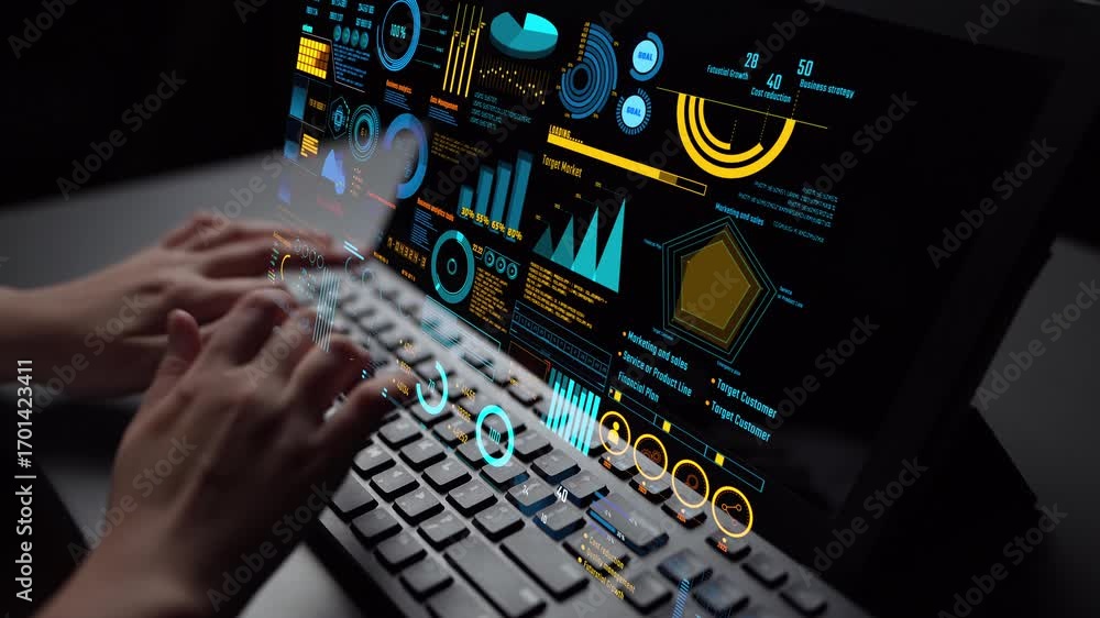 Aufkleber data analytics and big data strategy for real-time analytics, predictive data modeling, business int