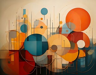 Abstract geometric composition (2)