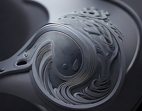 Abstract, intricate, 3D design - Powered by Adobe