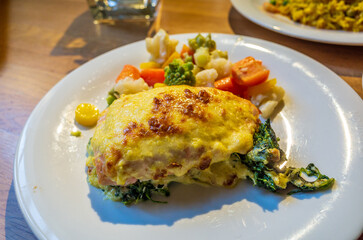 Baked Spinach with Cheese