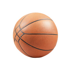 Obraz premium Orange basketball, black lines (1)