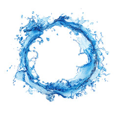 Circular water splash