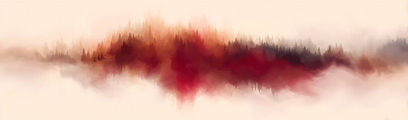 Abstract digital art of war-themed background with red and brown hues, suitable for visual storytelling and battle scenes
