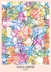 Federal Territory of Kuala Lumpur Malaysia City. city background, abstract city printable, city travel, city banner, modern city, city background, abstract watercolor, abstract paint, urban background