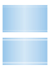 爽やかな青のグラデーション背景セット（ライン＆ドット）