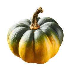 Acorn Squash Isolated on Transparent Background