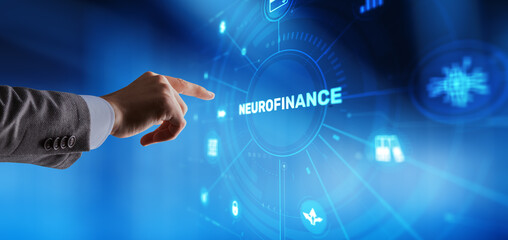 Obraz premium Neurofinance research studying brain activity and financial decision-making processes with advanced technology