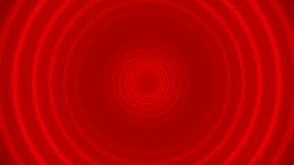 Deep Red Circular Tunnel with Concentric Rings and Subtle Gradient circle abstract