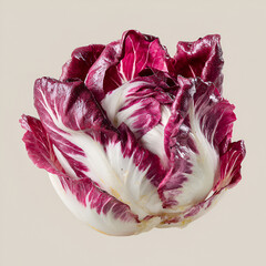 Obraz premium Radicchio Isolated on Transparent Background