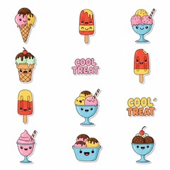 set of holiday illustrations 