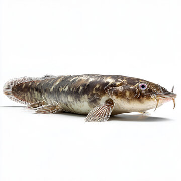African lungfish realistic detailed fish isolated on transparent background