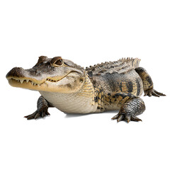 Fototapeta premium Alligator Isolated on Transparent Background