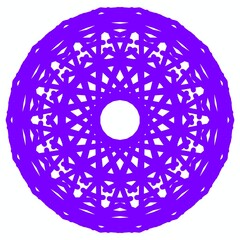 blue sphere isolated on white