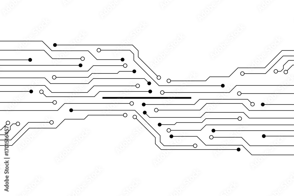 Poster circuit technology background with hi-tech digital data