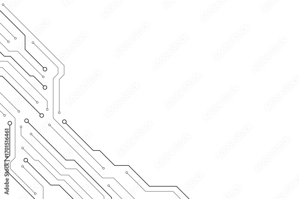 Poster circuit technology background with hi-tech digital data