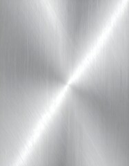 Polished metallic surface with brushed texture radiating from center