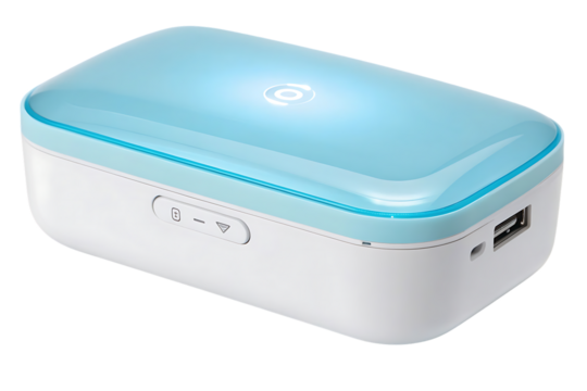Portable WiFi Router, isolated on transparent background