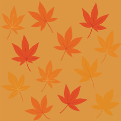 Obraz premium Japanese Autumn Foliage Background 