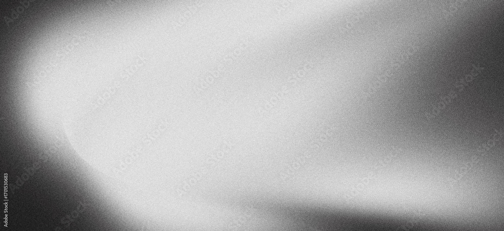 Poster abstract monochrome background with grainy texture and soft light leaks