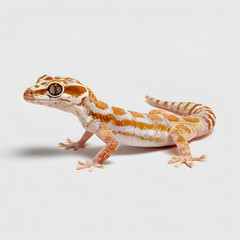 Arabian Sand Gecko Isolated on Transparent Background