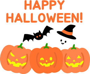 할로윈 호박과 유령